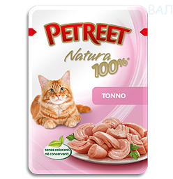 Petreet Natura Пауч для кошек Тунец 85 г