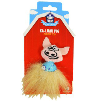 R2P игрушка для кошек Funny Farms Свинка в гавайской юбке арт 917