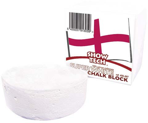 SHOW TECH English Chalk Block Super White мелок супер белый из кальция круглый в коробочке 55 гр. арт 45STE015