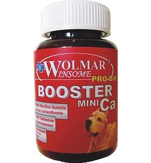 WOLMAR Pro Bio Booster Ca Mini мультикомплекс д/щенков мелких пород 180 табл