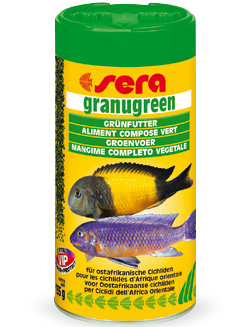 Sera Granugreen гранулы для растительноядных цихлид