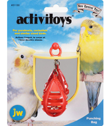 JW31130 Punching Bag Toy Игрушка для птиц Боксерская груша с зеркальцем