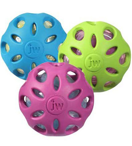 JW Crackle&Crunch Ball Мяч сетчатый хрустящий резина