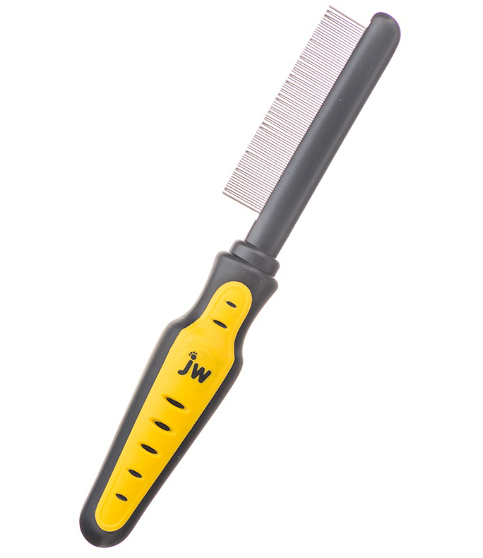 JW65017 Grip Soft Dog Flea Comb Расческа для собак частая для вычесывания блох