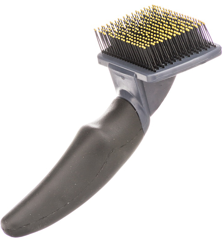 JW65033 Grip Soft Cat Brush Щетка для кошек массажная с облитыми кончиками пластик