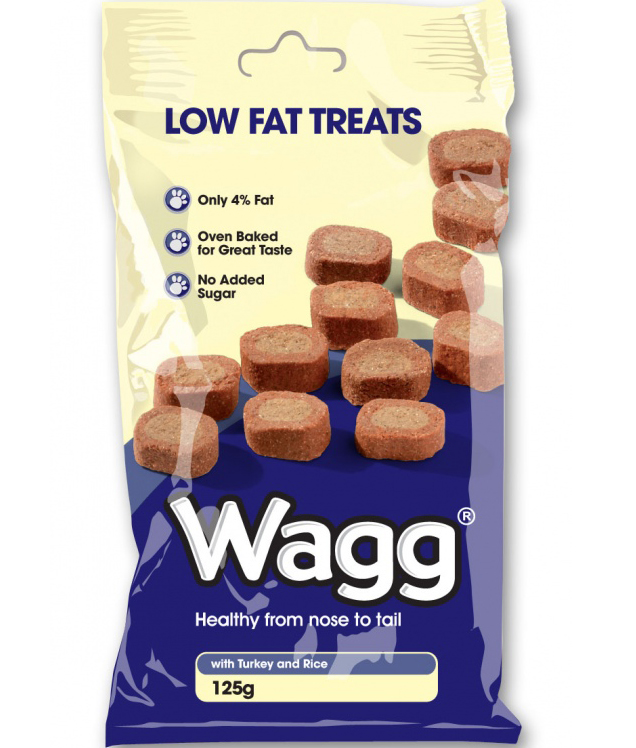 Wagg LOW FAT TREATS лакомство для собак с пониж.содержанием жира 125гр