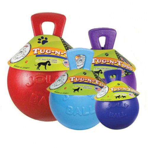 Jolly Pets мяч с ручкой Tug-N-Toss Ball для собак 6' - 15,24см