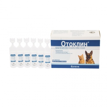 Euracon pharma Отоклин Лосьон для гигиены и ухода за наружным слуховым проходом у собак и кошек