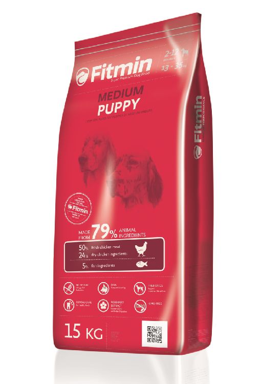 FITMIN Сухой корм для щенков средних пород с птицей Medium Puppy