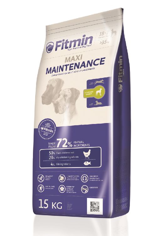 FITMIN Сухой корм для взрослых собак крупных пород с птицей Maxi Maintenance