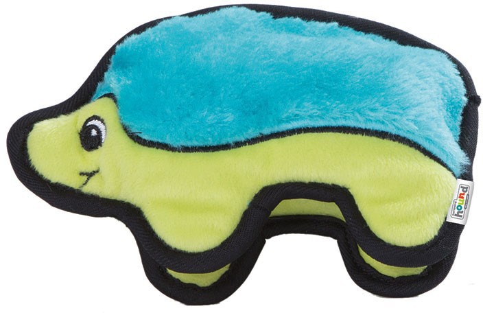 OH игрушка для собак Invinc Mini Ежик без наполнителя с пищалками 15 см арт 32012