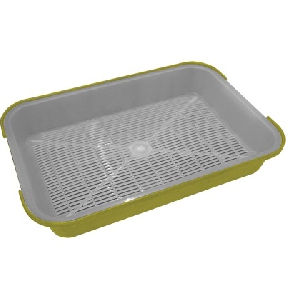 Зооник Туалет для кошек с сеткой N2 39x28 см арт 22820