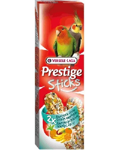 Prestige палочки для средних попугаев с экзотическими фруктами 2х70 г