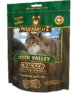 Wolfsblut GREEN VALLEY Крекеры для собак Баранина и лосось 225гр