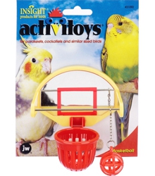 JW31092 Activitoys Birdie Basketball Игрушка для птиц Птичий баскетбол