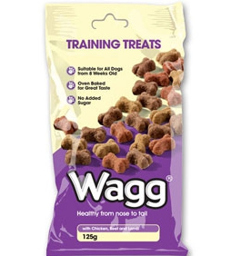 Wagg TRAINING TREATS лакомство для собак курица/сыр 125г