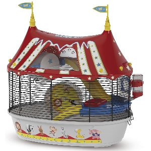 ferplast CIRCUS FUN клетка для хомяков с цветными наклейками