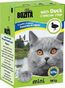 Mini Кусочки в соусе для кошек с уткой