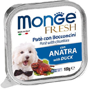 Monge Dog Fresh консервы для собак утка 100г Monge Dog Fresh консервы для собак утка 100г