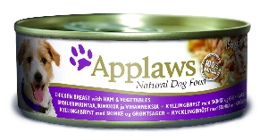 Applaws Консервы для собак с курицей, ветчиной и овощами