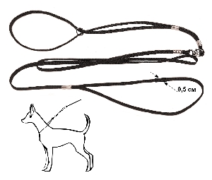 Ринговка черная, капрон, 5мм