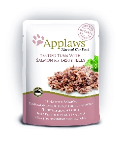 Applaws Паучи для кошек "Кусочки тунца с лососем в желе"