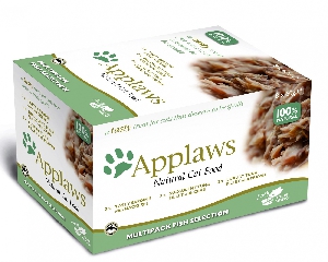 Applaws Набор для кошек "Рыбное ассорти": 8шт.х60г