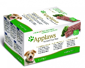 Applaws Набор для собак "Курица, ягненок, лосось": 5шт.x150г
