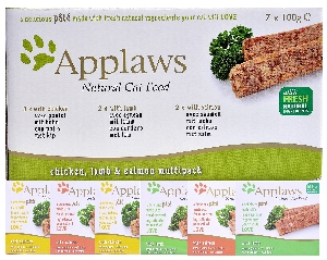 Applaws Набор для кошек "Курица, ягненок, лосось": 7шт.*100г, фото №2