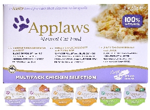 Applaws Набор для кошек "Куриное ассорти": 8 шт. x 60г, фото №2