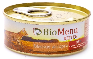 BioMenu Консервы для котят ассорти микс