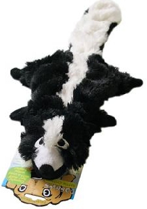 Doggles Мягкая игрушка Plush Bottle Скунс с пластиковой бутылкой, черный, 55см