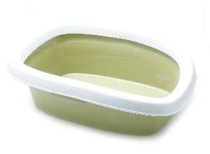 Туалет Sprint-10 с рамкой, зеленый, 31x43x14 см, фото №2