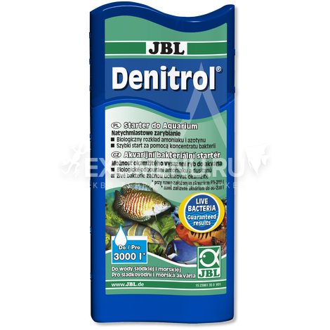 JBL Denitrol - Препарат, содержащий полезные бактерии, 100 мл.