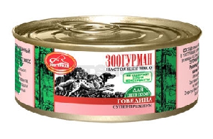 Консервы для щенков "Мясное ассорти" говядина