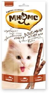 Мнямс лакомые палочки 13,5 см для кошек с говядиной и печенью