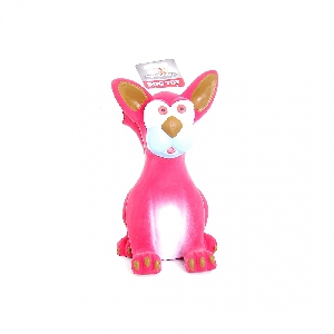 Игрушка для собак "Удивленный кот", латекс, 23 см