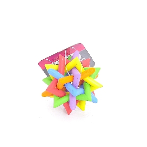 Игрушка для собак "Цветная головоломка", латекс, 7-8 см, фото №2 Игрушка для собак "Цветная головоломка", латекс, 7-8 см, фото №2