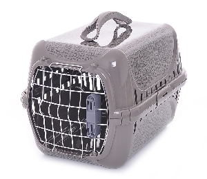 Переноска Trendy "Дикий мир" с металлической дверцей, 49,4x32,2x30,4 см