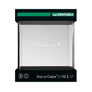 Dennerle NanoCube 10 - Нано-аквариум, 20х20х25 см, 10 л Dennerle NanoCube 10 - Нано-аквариум, 20х20х25 см, 10 л
