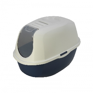 Туалет-домик SmartCat с угольным фильтром, 54х40х41см,  черничный