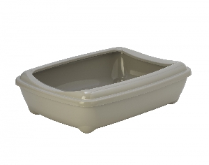 Туалет-лоток большой с рамкой  artist large + rim, 57х43х15 jumbo теплый серый