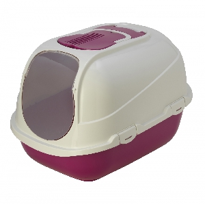 Туалет-домик Mega Comfy с совком и угольным фильтром, 65,7x49,3х47, ярко-розовый, фото №2