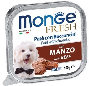 Monge Dog Fresh консервы для собак говядина 100г