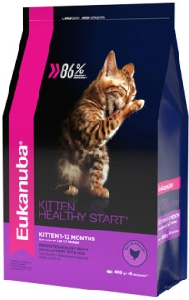 EUK Cat корм с домашней птицей для котят
