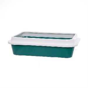 Туалет "Премиум" для кошек глубокий с бортиком, 37x27x9.5 см, фото №4