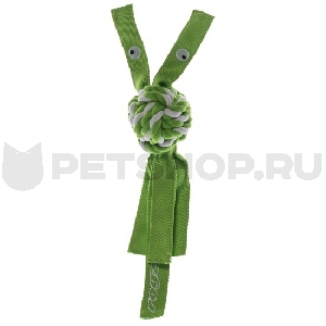 Канатная игрушка с пищалкой COWBOYZ, лайм Канатная игрушка с пищалкой COWBOYZ, лайм