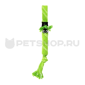 Игрушка веревочная шуршащая SCRUBZ, лайм