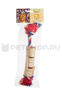 Канат, хлопок 18 см + 3 ролла из кожи