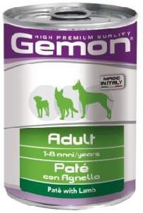 Gemon Dog консервы для собак паштет ягненок 400г